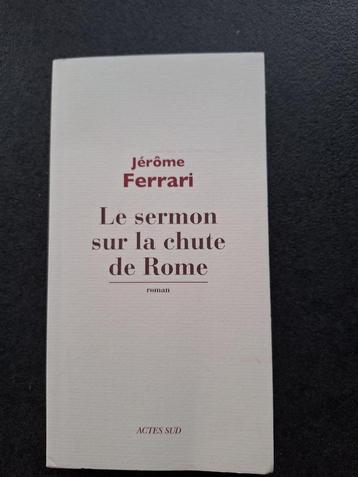 Le sermon sur la chute de Rome - Jérôme Ferrari beschikbaar voor biedingen