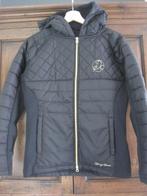 Jas paardrijden met kap - L (14 jaar), Kleding | Dames, Ophalen of Verzenden, Zo goed als nieuw, Zwart