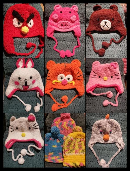 Groot lot leuke mutsen - +- 20 verschillende - +-115 stuks, Handtassen en Accessoires, Overige Accessoires, Nieuw, Ophalen of Verzenden