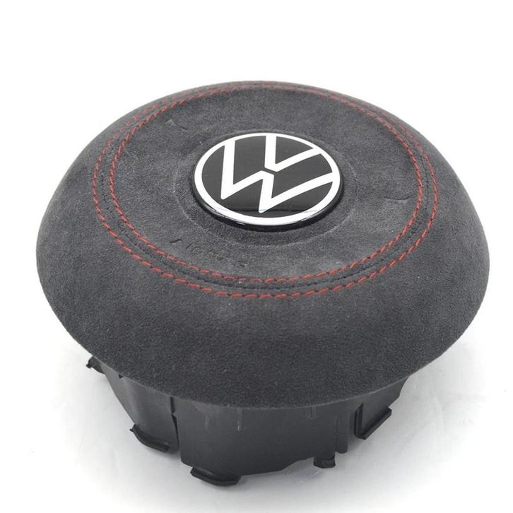 Volkswagen airbag cover alcantara rood R Line Golf kap, Auto-onderdelen, Besturing, Volkswagen, Nieuw, Ophalen of Verzenden