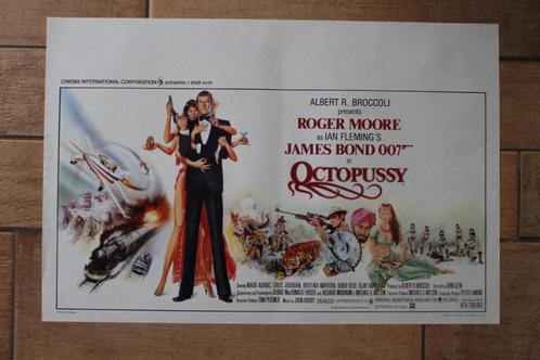 filmaffiche James Bond Octopussy 1983 filmposter, Collections, Posters & Affiches, Comme neuf, Cinéma et TV, A1 jusqu'à A3, Rectangulaire horizontal