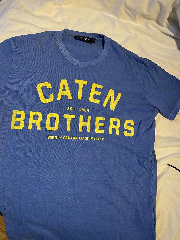 Dsquared, Kleding | Heren, T-shirts, Zo goed als nieuw, Maat 48/50 (M), Blauw, Ophalen of Verzenden