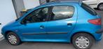 Peugeot 206 auto, Auto's, Stof, Zwart, Blauw, 5 deurs