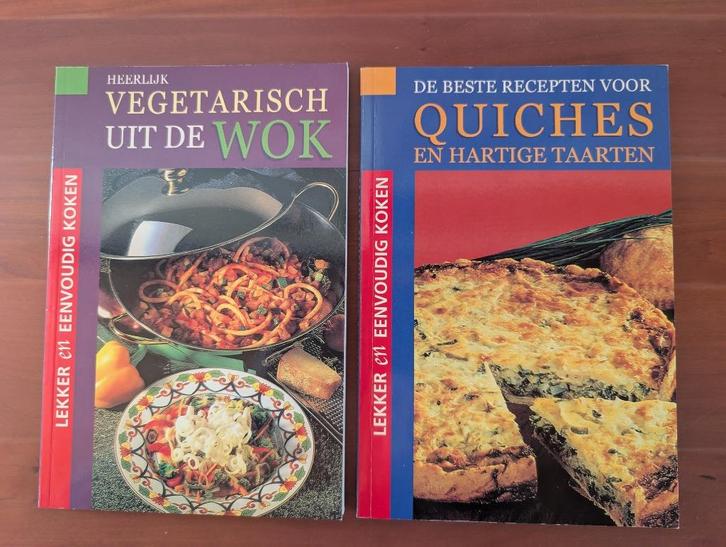 heerlijk vegetarisch uit de wok: Quiches en hartige taarten, Boeken, Kookboeken, Nieuw, Overige typen, Gezond koken, Vegetarisch