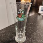 Brouwerij de koninck fluitglas met voetballer, Verzamelen, Biermerken, Ophalen, De Koninck