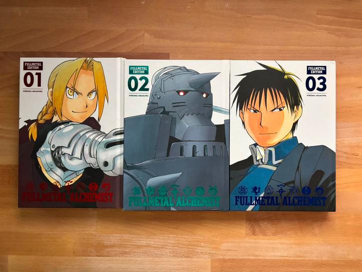 Fullmetal Alchemist (Fullmetal Edition hardcover) vol 1-3, Livres, BD | Comics, Comme neuf, Plusieurs comics, Japon (Manga), Enlèvement ou Envoi