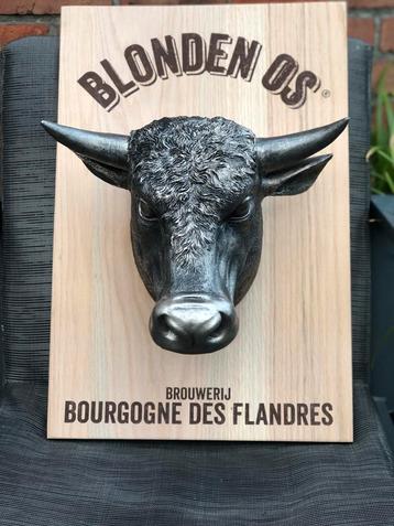 Café reclame Blonden Os bierreclame brouwerij brugge beschikbaar voor biedingen