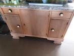 Antiek kast met graniet blad  D45 H76 B110 met ivoor hand, Huis en Inrichting, Gebruikt, Eikenhout, Met deur(en), Antiek