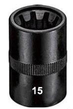 Douille d'étrier de frein Porsche 15 mm x 10 PT, 30 mm, Envoi, Neuf