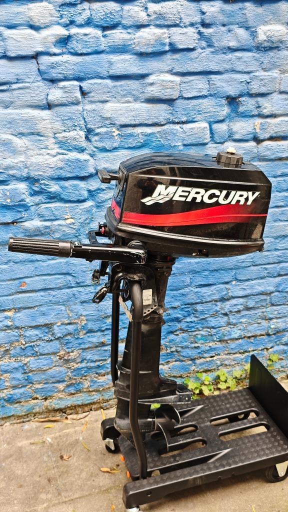 BOOT MOTOR MERCURY 4PK 2TAKT, Watersport en Boten, Motorboten en Motorjachten, Nieuw, Benzine, Buitenboordmotor, Minder dan 10 pk