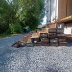 19 treinbalken / billes chemin de fer, Ophalen, Gebruikt, Hout