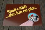 PVC bordje Shell + ASD - dubbelzijdig, Ophalen of Verzenden, Gebruikt, Reclamebord