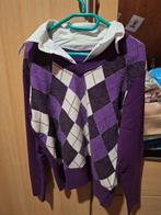 Vintage geïnspireerde trui met ruitmotief, Vêtements | Femmes, Blouses & Tuniques, Enlèvement ou Envoi, Porté, Taille 36 (S), Violet