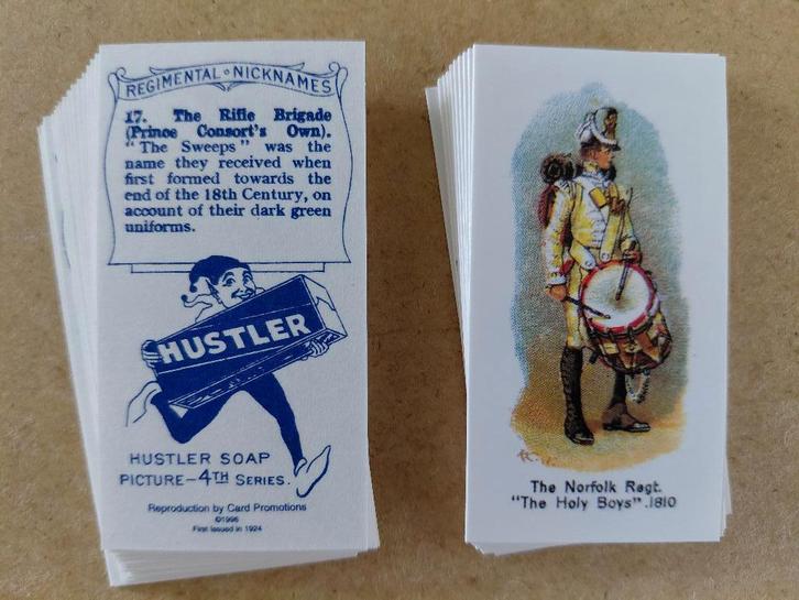 Regimental Nicknames complete set 50 chromos REPRO, Collections, Objets militaires | Général, Armée de terre, Enlèvement ou Envoi