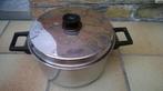 kookpot fissler diameter 25,5 cm niet voor inductie, Inox, Gebruikt, Ophalen of Verzenden, Keramische plaat