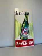 SEVEN-UP 7up oud reclamebord, Verzamelen, Ophalen of Verzenden, Gebruikt, Reclamebord