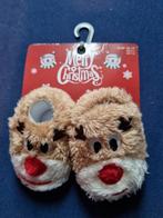 Nieuwe kerst babyslofjes maat 16-17 (0-1 j), Ophalen of Verzenden, Nieuw