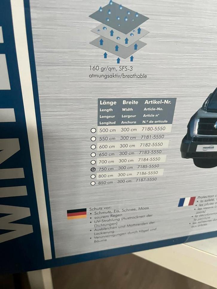 A vendre bache de toit ccar neuve, Caravans en Kamperen, Kampeeraccessoires, Nieuw, Ophalen