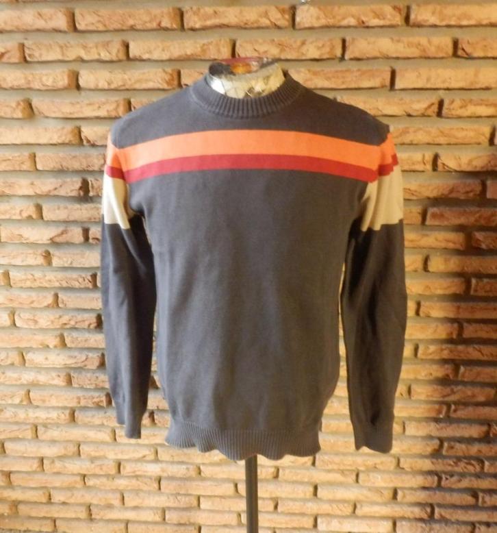 (13)- pull homme t.M gris - zara -, Kleding | Heren, Truien en Vesten, Zo goed als nieuw, Maat 48/50 (M), Grijs, Ophalen of Verzenden