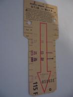 Ancienne carte de tram Bruxellois de la S.T.I.B. Etat impecc, Collections, Comme neuf, Carte ou Gravure, Tram, Enlèvement ou Envoi