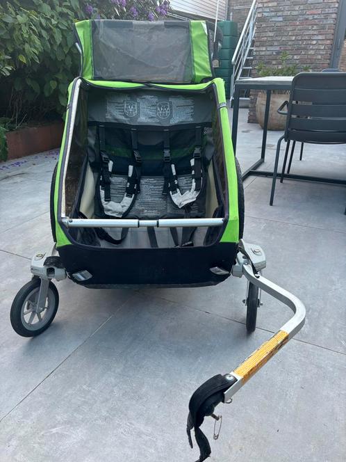 Fietskar Chariot Carriers Cheetah 2, Fietsen en Brommers, Fietsaccessoires | Aanhangwagens en Karren, Gebruikt, Kinderkar, 40 tot 60 kg
