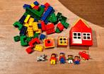 Duplo set gezin huis kat driewieler blokken..., Ophalen of Verzenden, Gebruikt, Losse stenen, Duplo