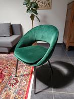 Eetkamerstoelen - Fluweel - Groen - 6 stuks, Huis en Inrichting, Ophalen, Gebruikt, Overige kleuren, Stof