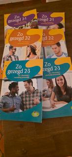 Zo gezegd_Nederlandse cursusboeken niveau 2.1,2.2 en 2.3, Livres, Enlèvement