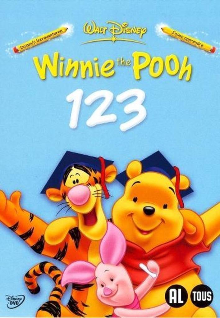 Disney dvd - Winnie The Pooh 123, Cd's en Dvd's, Dvd's | Tekenfilms en Animatie, Ophalen of Verzenden