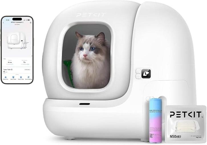 PetKit PuraMax 2 Litière Chat autonettoyante - Neuf, Dieren en Toebehoren, Kattenbakken, Nieuw, Gesloten, Zelfreinigend, Ophalen of Verzenden