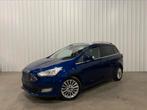 - Ford Grand C Max - 1.0 Benzine - 7 Plaats - BJ 10/2015 -, Auto's, Voorwielaandrijving, Blauw, 7 zetels, Bedrijf