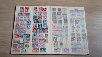 Lot de collection de timbres poste