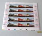 3 st. x 5 st. Postzegelvel - Postfris - Treinen, Sans timbre, Neuf, Enlèvement ou Envoi, Non oblitéré