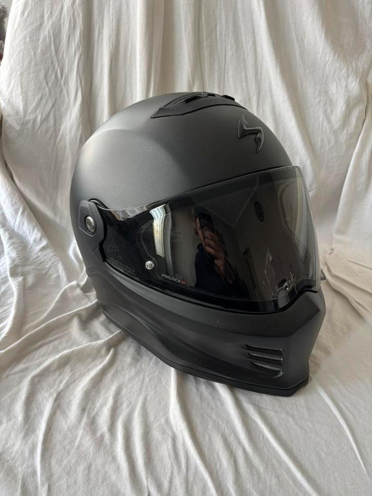 Scorpion covert fx helm met pinlock, Motos, Vêtements | Casques de moto, Casque intégral, M, Autres marques, Seconde main, Enlèvement