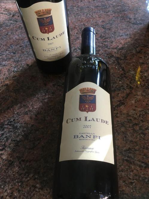 Vin rouge toscan Banfi Cum Laude - 2007, Collections, Vins, Neuf, Vin rouge, Italie, Pleine, Enlèvement ou Envoi