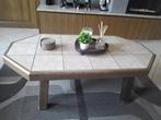 Salontafel, Huis en Inrichting, Tafels | Salontafels, Ophalen, Gebruikt, 100 tot 150 cm, Eik