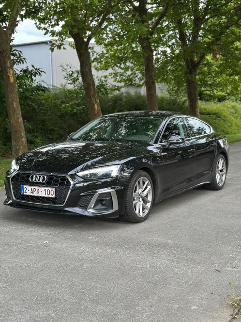Audi A5 35 TDI S-Line – 2020, Auto's, Audi, Particulier, A5, Achteruitrijcamera, Diesel, Euro 6, Berline, 5 deurs, Automaat, Zwart