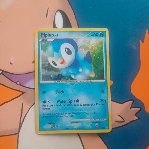 Piplup Lv.9 (DPPR 03) DP Black Star Promos, Hobby en Vrije tijd, Verzamelkaartspellen | Pokémon, Nieuw, Losse kaart, Foil, Ophalen of Verzenden