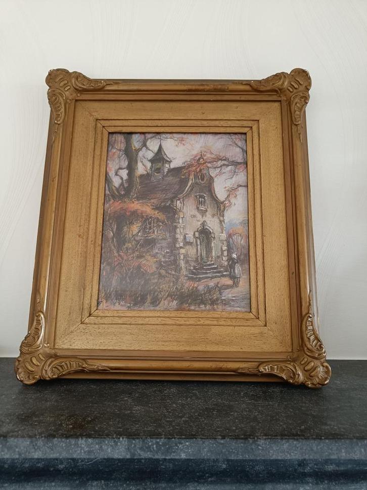 Pastel van Ferdinand Jorwitz ( Elsene 1897 - Brussel 1979 )., Antiek en Kunst, Kunst | Schilderijen | Klassiek, Ophalen of Verzenden