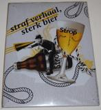 Gentse Strop / Straf Verhaal , Sterk Bier .Reklamebord, Verzamelen, Verzenden, Nieuw, Reclamebord, Plaat of Schild, Overige merken