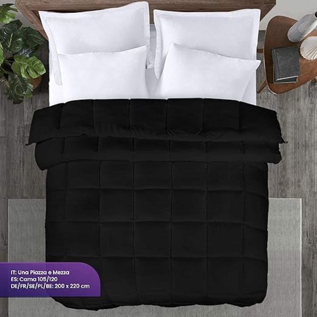 Literie Utopia | couette | 200 x 220 | noir | Nouveau, -, -, Utopia bedding, Housse de couette