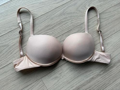 BH Wonderbra Full Effect - Push-up 70A, Kleding | Dames, Ondergoed en Lingerie, BH, Beige, Ophalen of Verzenden