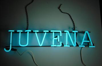 Juvena (Zwitserse cosmetica) neon reclame beschikbaar voor biedingen