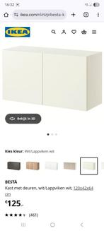 Ikea Besta vitrinekast stukken van 120cm breedte, Ophalen, Zo goed als nieuw