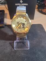 Nieuw Alpha Sierra Heartbeat AUTOMAAT horloge t.w.v €699-,, Handtassen en Accessoires, Horloges | Heren, Staal, Staal, Polshorloge