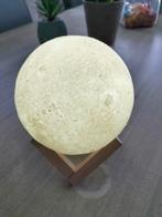 Nachtlamp 'Volle maan' op staander (4 verschillende standen), Huis en Inrichting, Lampen | Tafellampen, Ophalen of Verzenden
