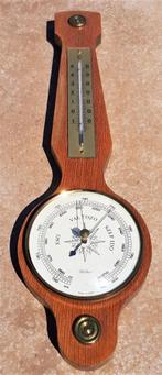 Decoratieve wandthermometer-barometer, Huis en Inrichting, Woonaccessoires | Thermometers, Ophalen of Verzenden, Gebruikt, Binnenthermometer