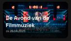 2 tickets voor avond van de filmmuziek op 26/4/2024