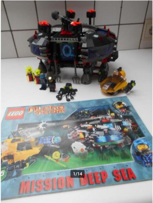 lego 4795 Ogel's Underwater Base, Kinderen en Baby's, Speelgoed | Duplo en Lego, Lego, Complete set, Ophalen of Verzenden
