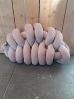 Ziczac knoopkussen oud roze kussen pink, Ophalen of Verzenden, Roze